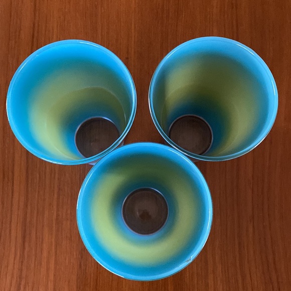 VTG 3 Ombré Drinking Glasses - Picture 3 of 8